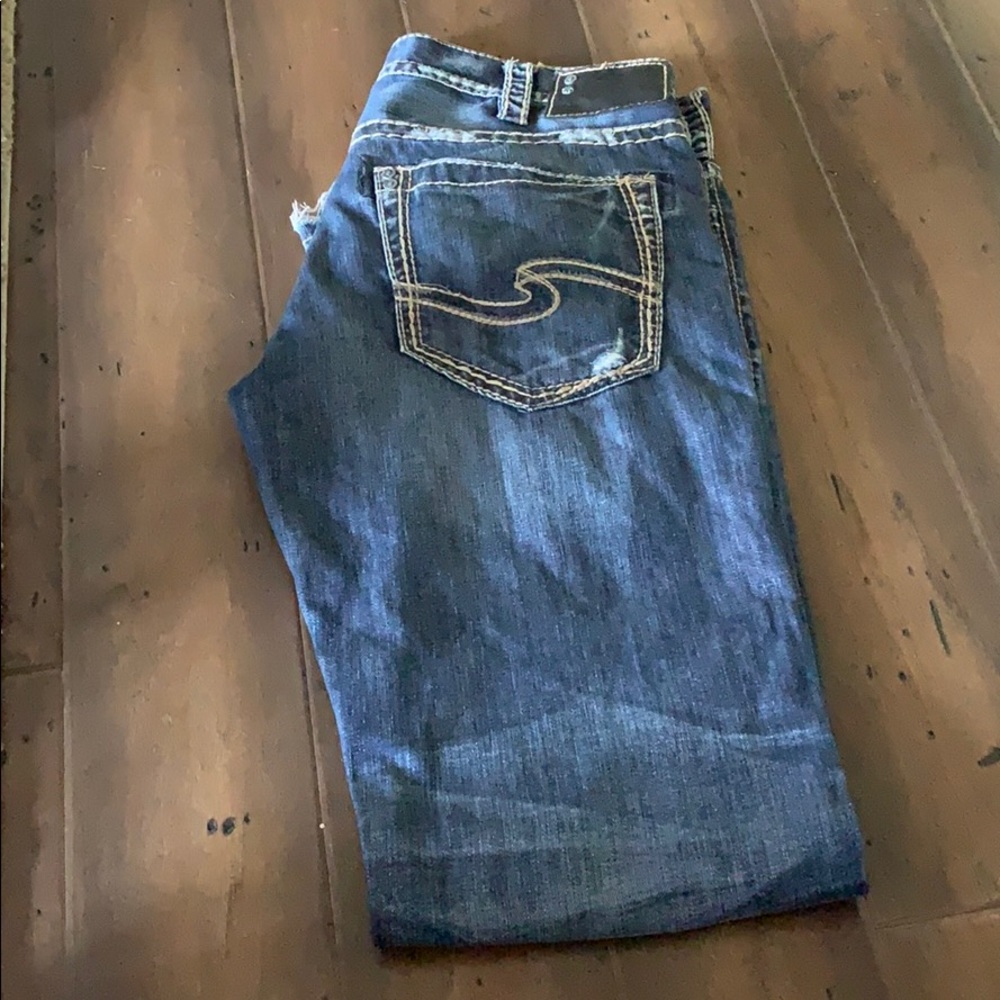 Silver jeans